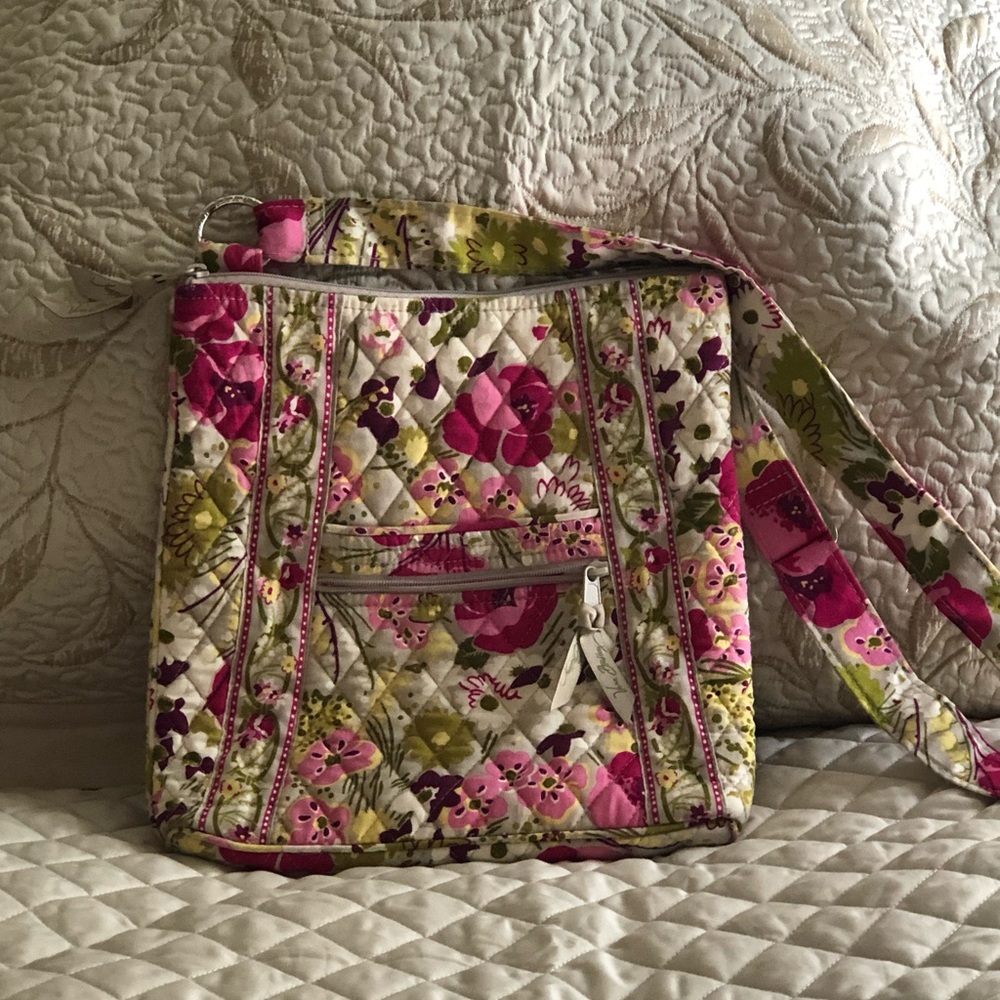 Vera Bradley Make Me Blush Hipster crossbody